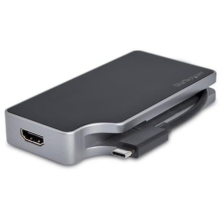 Ezgeneration 4-in-1 60Hz 95W Power USB-C Multiport Video Adapter Space Gray EZ3746069